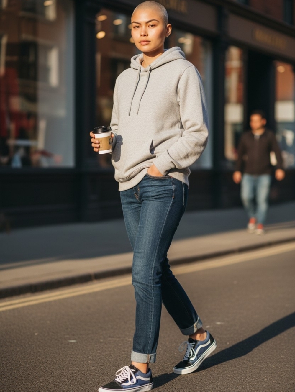 Vans SuedeClassic Low-Top Canvas Sneakers in Navy and Black - Casual - Picture 2 of 3